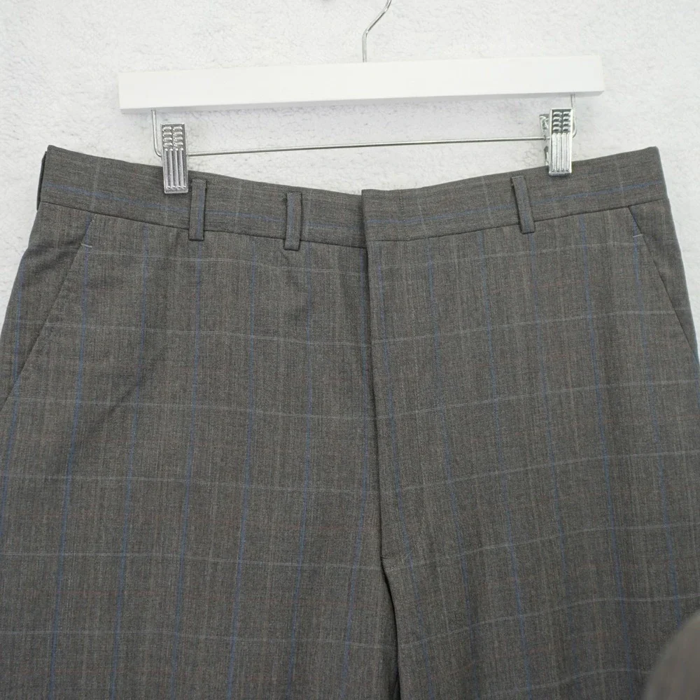 Hart Schaffner‎ Marx Gold Trumpeter Wool 2 Piece Suit Brown Birdseye 40R 36 / 30